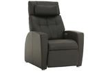 The Positive Posture Luma Black Leather Zero  Gravity Recliner