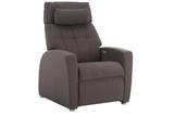 The Positive Posture Luma Charcoal Fabric Zero  Gravity Recliner