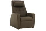 The Positive Posture Luma Dark Brown Leather Zero  Gravity Recliner