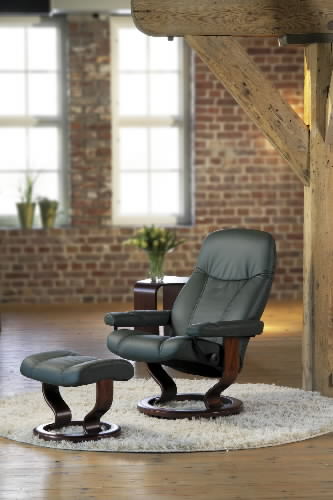 Stressless Ambassador Large Consul Recliner Chair Ergonomic