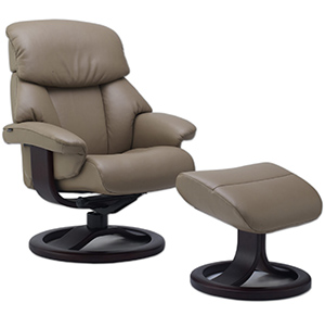 Fjords Alfa 520 Ergonomic Recliner Chair and Ottoman 