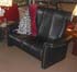 Stressless Soul High Back Royalin Black Leather 2 Seat Sofa