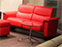 Stressless Panorama LoveSeat Sofa - Paloma Tomato Leather