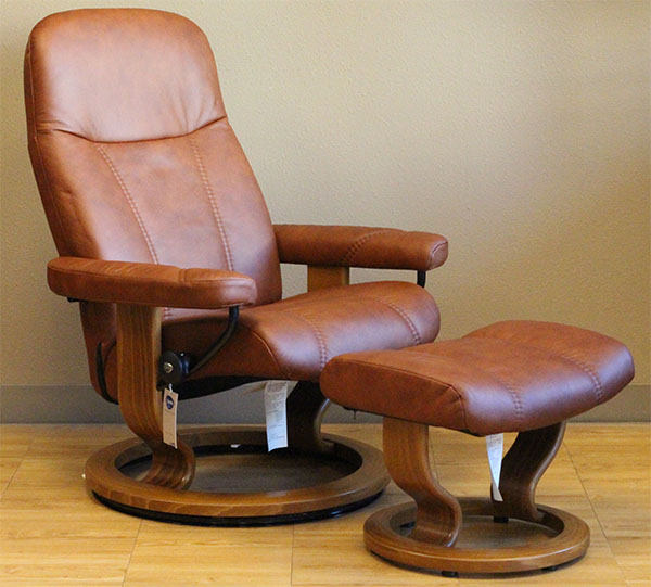 Stressless Consul Medium Batick Caramel Leather by Ekornes