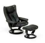 Stressless Eagle Recliner Chairs and Ottoman