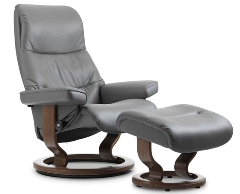 Stressless recliner on sale chair and footstool