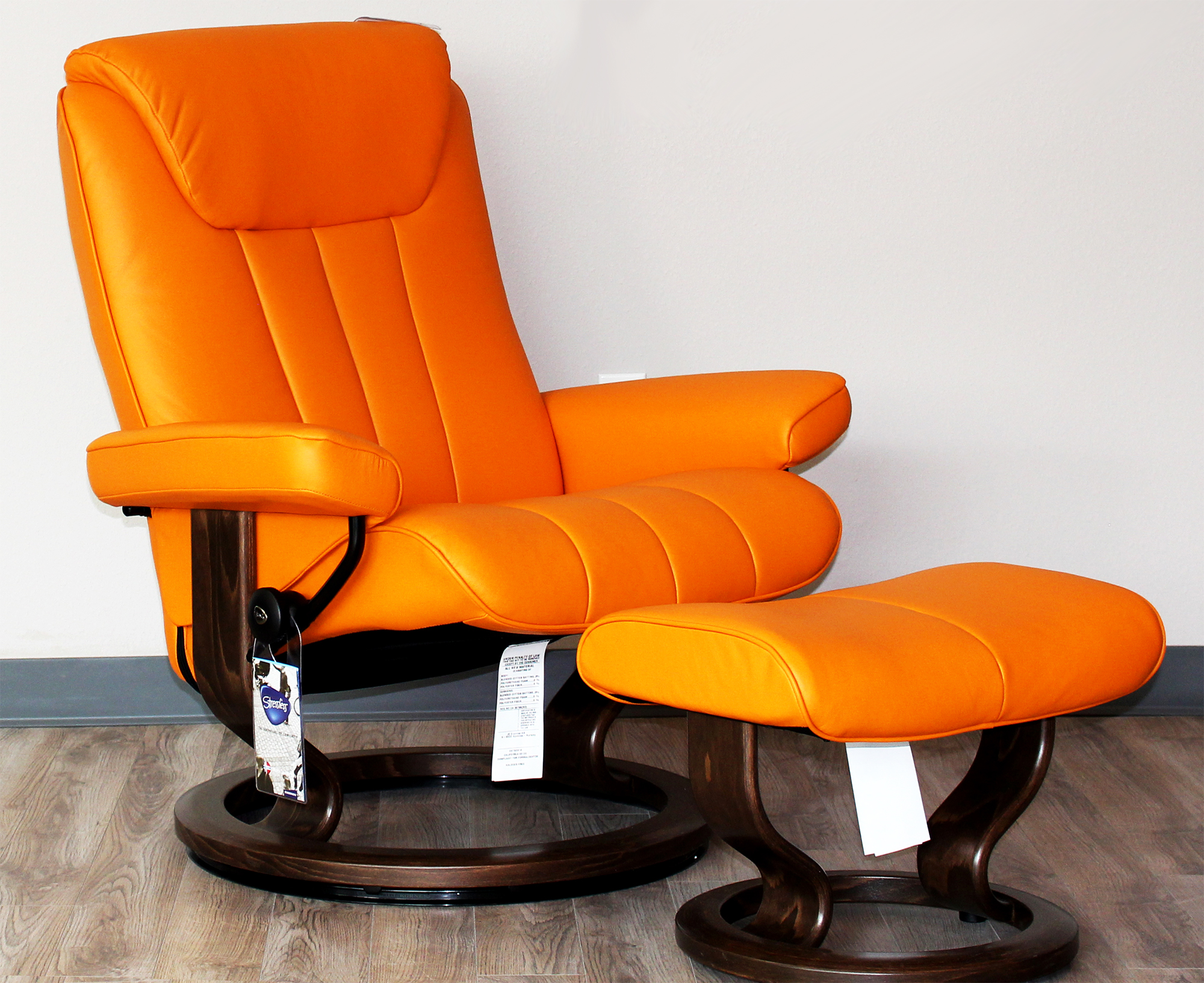 Stressless Bliss Paloma Clementine Leather Recliner Chair By