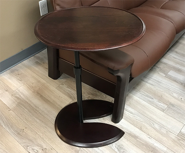 Stressless Ellipse Table in Brown Walnut Wood