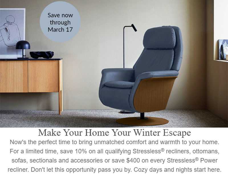 2025 Stressless Power Recliner Chair Sale