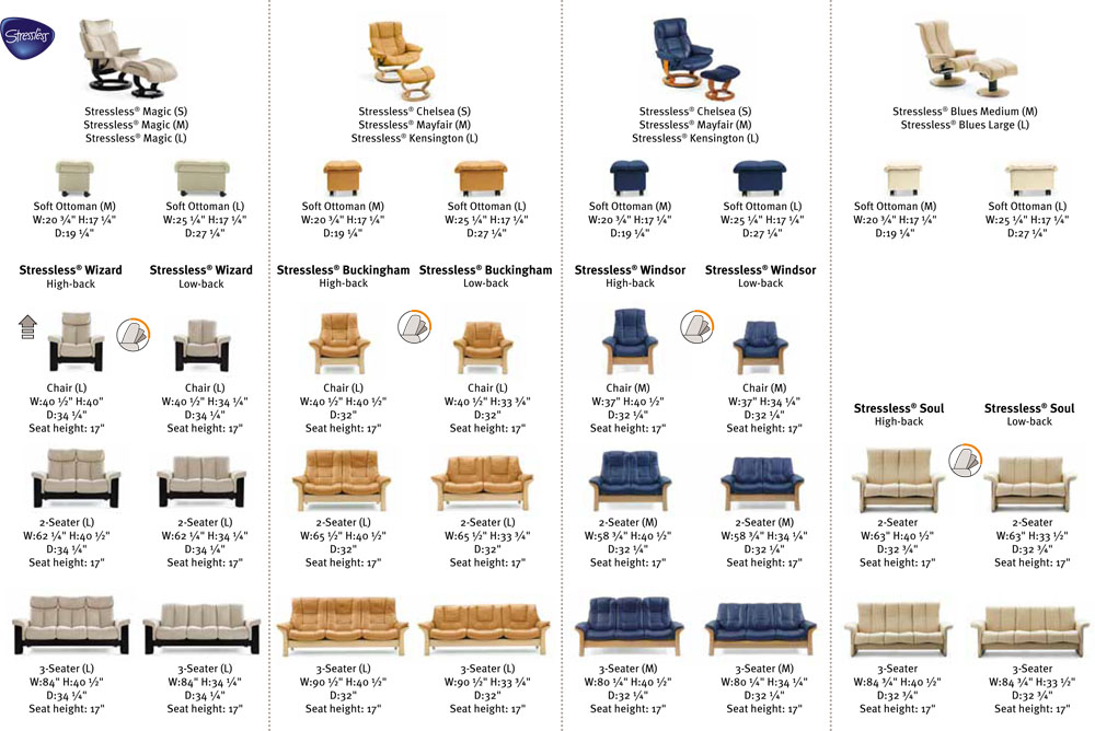 Stressless Recliner Chair Size Guide Measurement How Do I