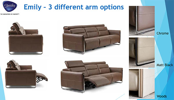 Stressless Emily Leg Options by Ekornes