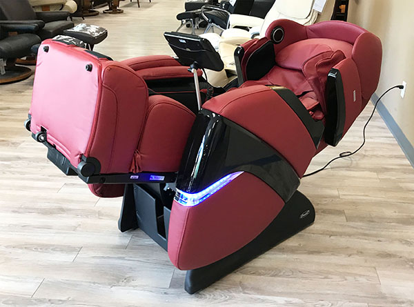 Osaki OS-3D Pro Cyber Massage Chair Recliner in Red