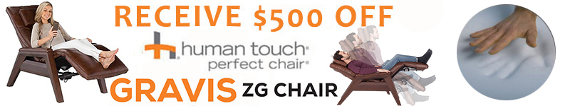 Human Touch Gravis ZG Chair Recliner $500 Off Sale