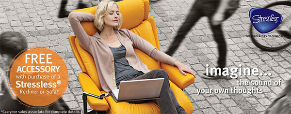 Stressless $500 Off and Free Accessory Sale