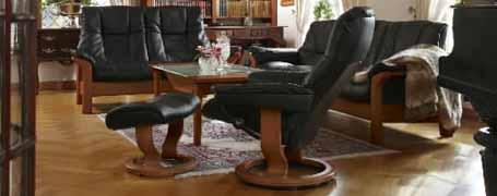 Stressless Buckingham High Back Leather Sofa Ergonomic Couch by Ekornes