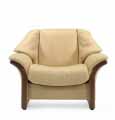 Stressless Eldorado Low Back Leather Sofa Ergonomic Chair by Ekornes