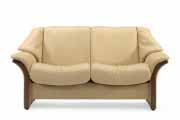 Stressless Eldorado 2 Seat LoveSeat Low Back Leather Sofa Ergonomic Couch by Ekornes