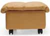 Stressless Buckingham Low Back Leather Sofa Ergonomic Ottoman by Ekornes